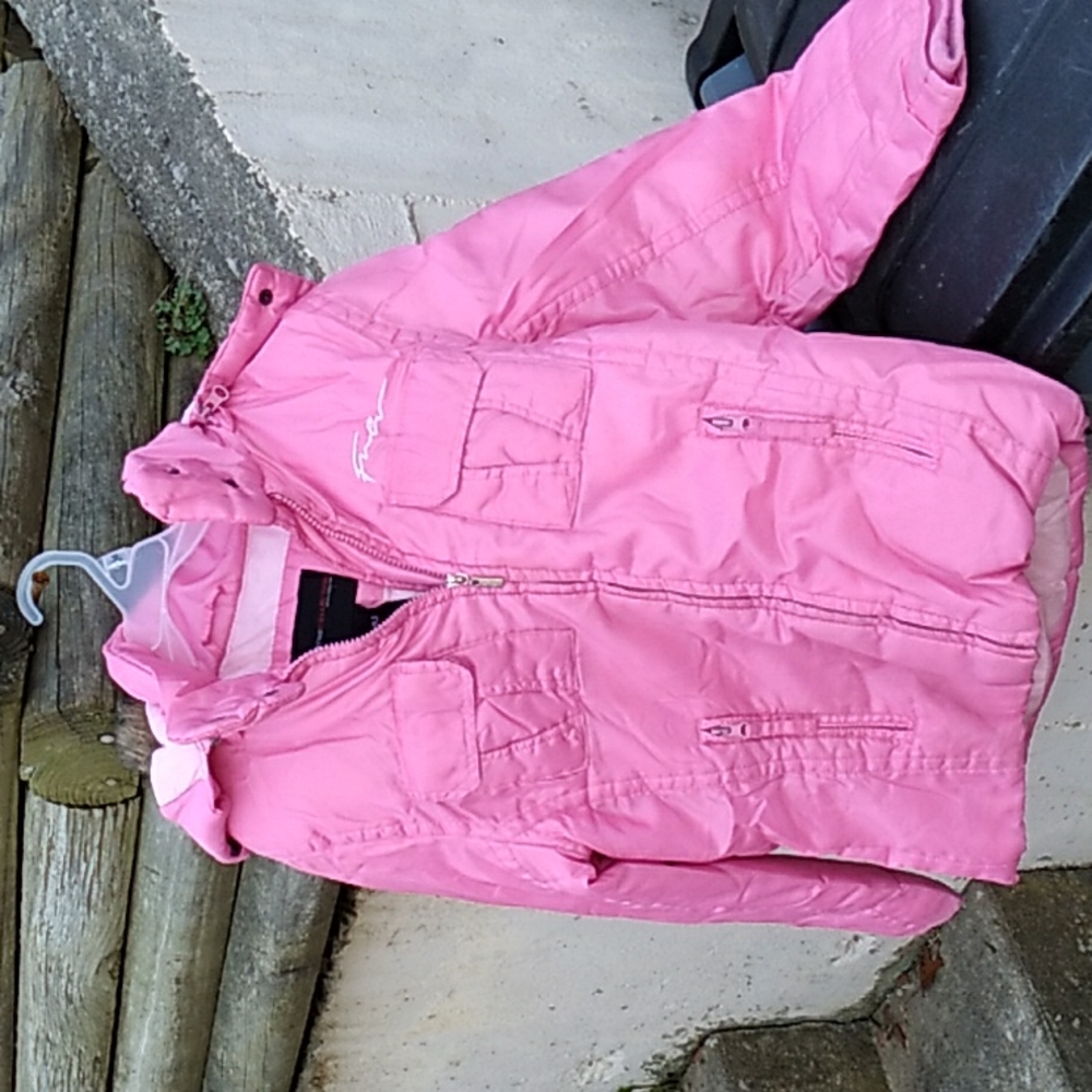 Girls 10/12 Pink Fubu Winter Coat